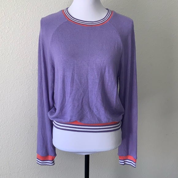 3/$15 MAKE + MODEL All Star Lounge Pullover Purple - Picture 2 of 7